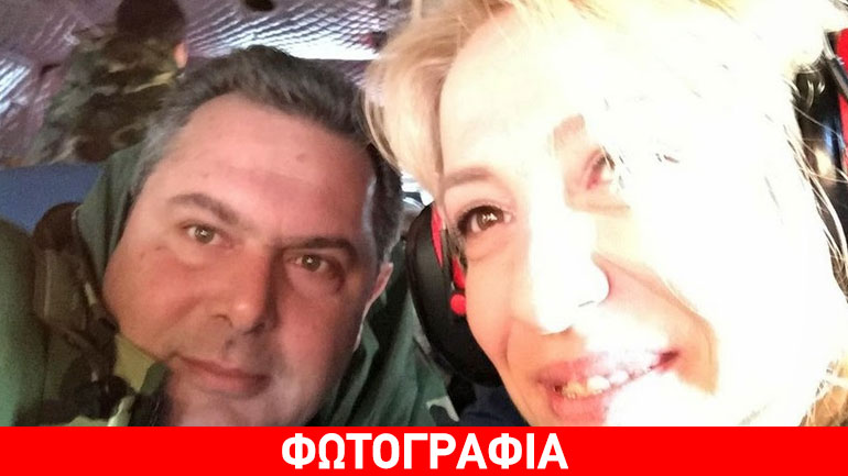H selfie Καμμένου – Δούρου μέσα σε στρατιωτικό αεροσκάφος